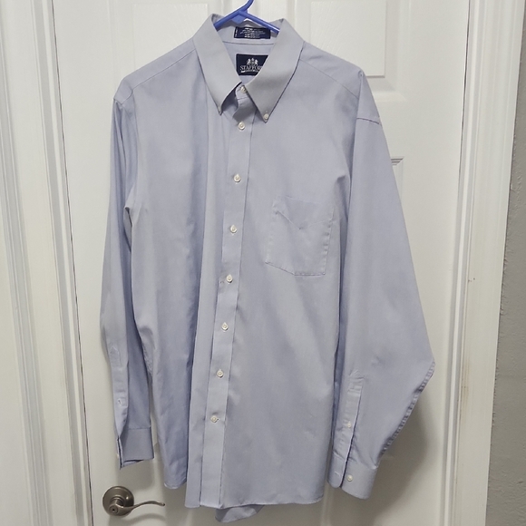 Stafford Classic Light Blue Dress Shirt - Picture 1 of 4